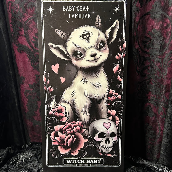 Witch Baby Scroll - Art By Rose Demon