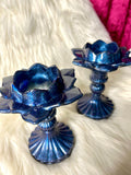 Deluxe Lotus Candle Holders (pair)