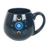 All Seeing Eye Rounded Mug Blue