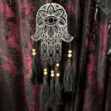 Hamsa Hand with Evil Eye - Wooden 48cm