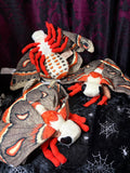 Moth Plush - orange and black