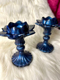 Deluxe Lotus Candle Holders (pair)