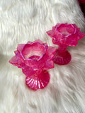 Deluxe Lotus Candle Holders (pair)