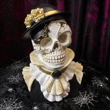 Female Skull Bust with Mask 27cm