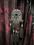 Hamsa Hand with Evil Eye - Wooden 48cm