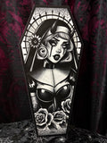 RD Naughty Nun coffin cutout - Art By Rose Demon