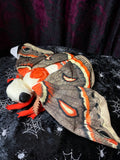 Moth Plush - orange and black