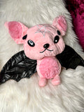 Sky Puppy Plushie (Bat) - small - pink