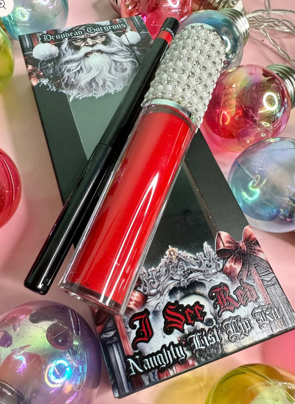 Drop Dead Gorgeous - I SEE RED - Liquid Lip & Liner Kit