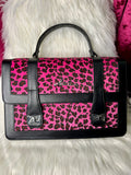 Star Struck - Bettie Bag - Pink Leopard