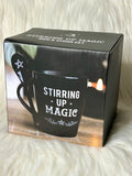 Stirring Up Magic Mug & Spoon Set - Black