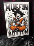 RD Muffin Button A4 Print - Art By Rose Demon