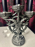 Baphomet's Radiance Candelabra 46cm