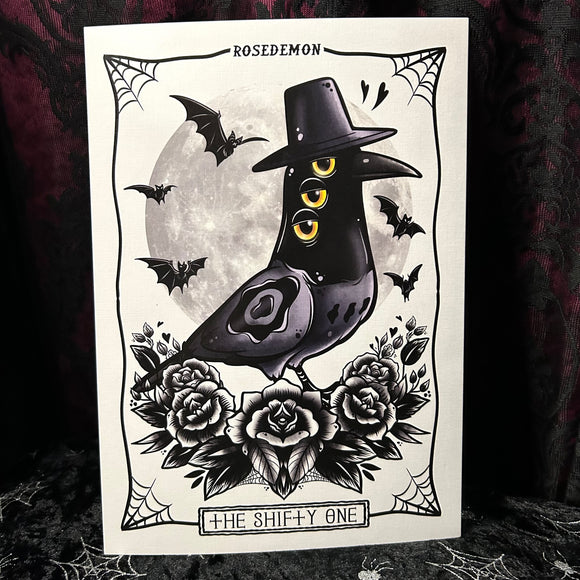 The Shifty One A4 Print - Art By Rose Demon