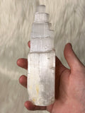 Selenite Tower 15cm x 4.5cm (no hole)