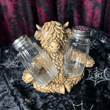 Highland Cow 13cm - Salt and Pepper Shaker Set