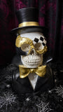 Male Skull Bust with Mask 30cm