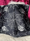 Spider Web & Roses - cushion cover