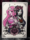RD Princess Bubblegum & Marceline Fanart A4 Print - Art By Rose Demon