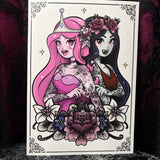 RD Princess Bubblegum & Marceline Fanart A4 Print - Art By Rose Demon