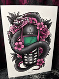 RD Nokia Snake A4 Print - Art By Rose Demon