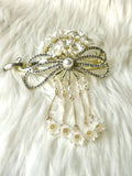 Opulence Hair Clip White