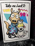 RD Rocko's Modern Life A4 Print - Art By Rose Demon