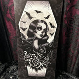 Gothic Bat lady Mini Scroll - Art By Rose Demon