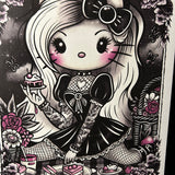 Goth is Cute A4 Print - Art By Rose Demon