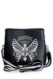 Banned Apparel - Black Skeleton Butterfly Handbag