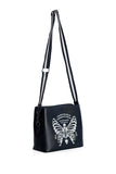 Banned Apparel - Black Skeleton Butterfly Handbag