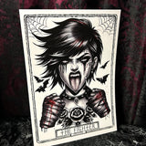 The Fighter A4 Print - Art By Rose Demon