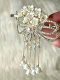 Opulence Hair Clip White