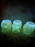 See, Speak & Hear no evil - Candle Holders (set) Glow in the Dark
