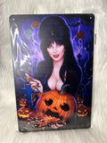 Elvira Halloween - Tin Sign