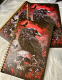 Ravens of the night - Spiral Notebook - Ruled 50 Pages