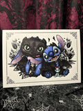 Toothless & Stitch A4 Print - Art By Rose Demon