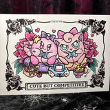 RD Cute but Competitive A4 Print - Art By Rose Demon