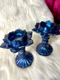 Deluxe Lotus Candle Holders (pair)