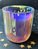 Full Moon - Black Opium - crystal stone - Soy Candle - Drop Dead Gorgeous