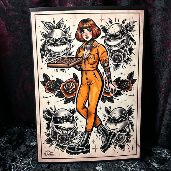 TMNT A4 Print - Art By Rose Demon