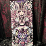 Alice in Wonderland Mini Scroll - Art By Rose Demon