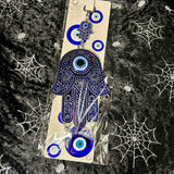 Hamsa Hand with Evil Eye Blue 28cm