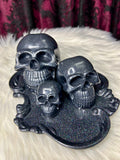 Skull Home Decor Tray - Glow in the dark