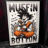 RD Muffin Button A4 Print - Art By Rose Demon