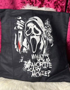 What's your Favourite Scary Movie - cushion cover