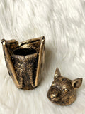 Bat decorative lidded container