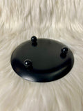 Iron Triple Moon Offering Plate - Cande Holder