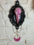 Home Decor - Raven Skull wall hanger
