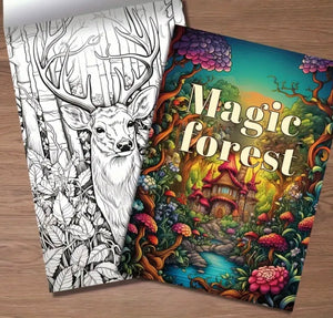 Coloring Book - Magic Forest